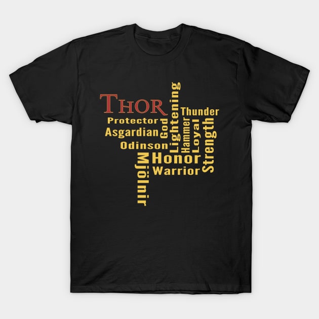 Who is Thor? T-Shirt by makepeaceart